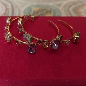 Jewel Hoops 💖💜💖